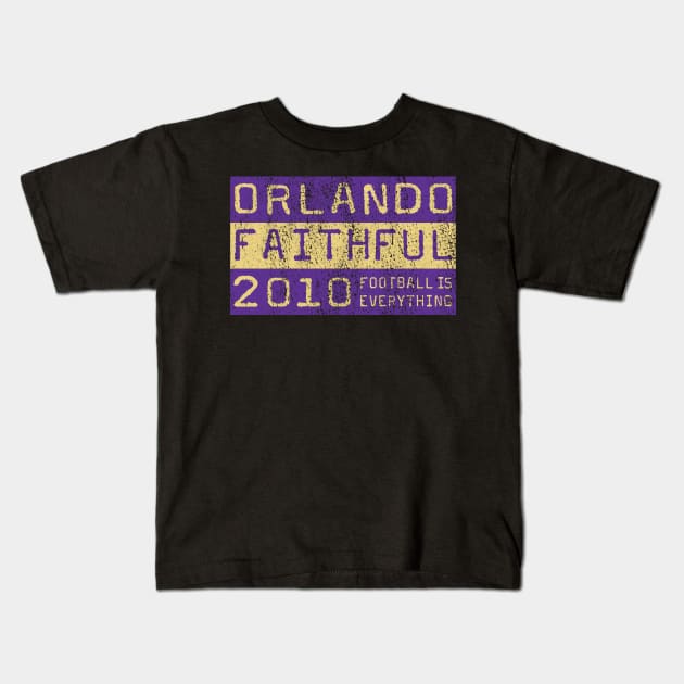 Football Is Everything - Orlando City SC Faithful Kids T-Shirt by FOOTBALL IS EVERYTHING